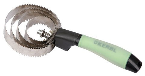 Striglia a spirale, striglia in metallo con manico in gel